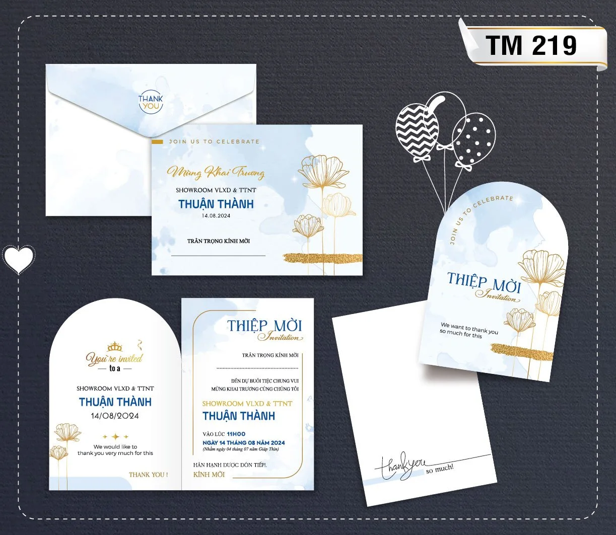 sinh nhật Kiểu ngang - ruột gấp TM 219 - 2900D-SINH-NHAT-KIEU-NGANG-RUOT-GAP-TM-219
