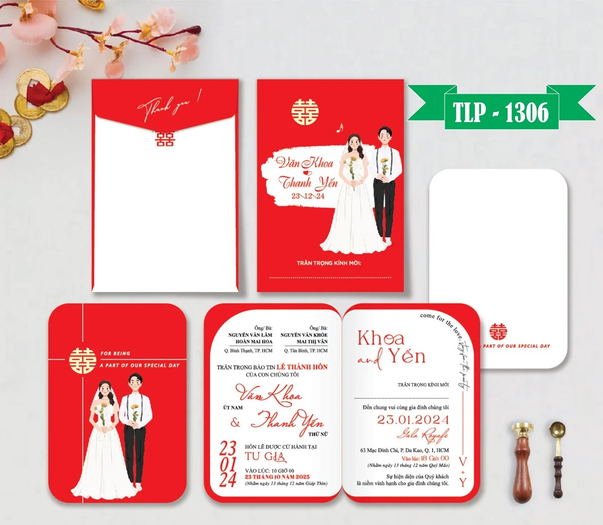 Thiệp cưới Chữ nhật đứng P1306 - 2900D-THIEP-CUOI-CHU-NHAT-DUNG-P1306