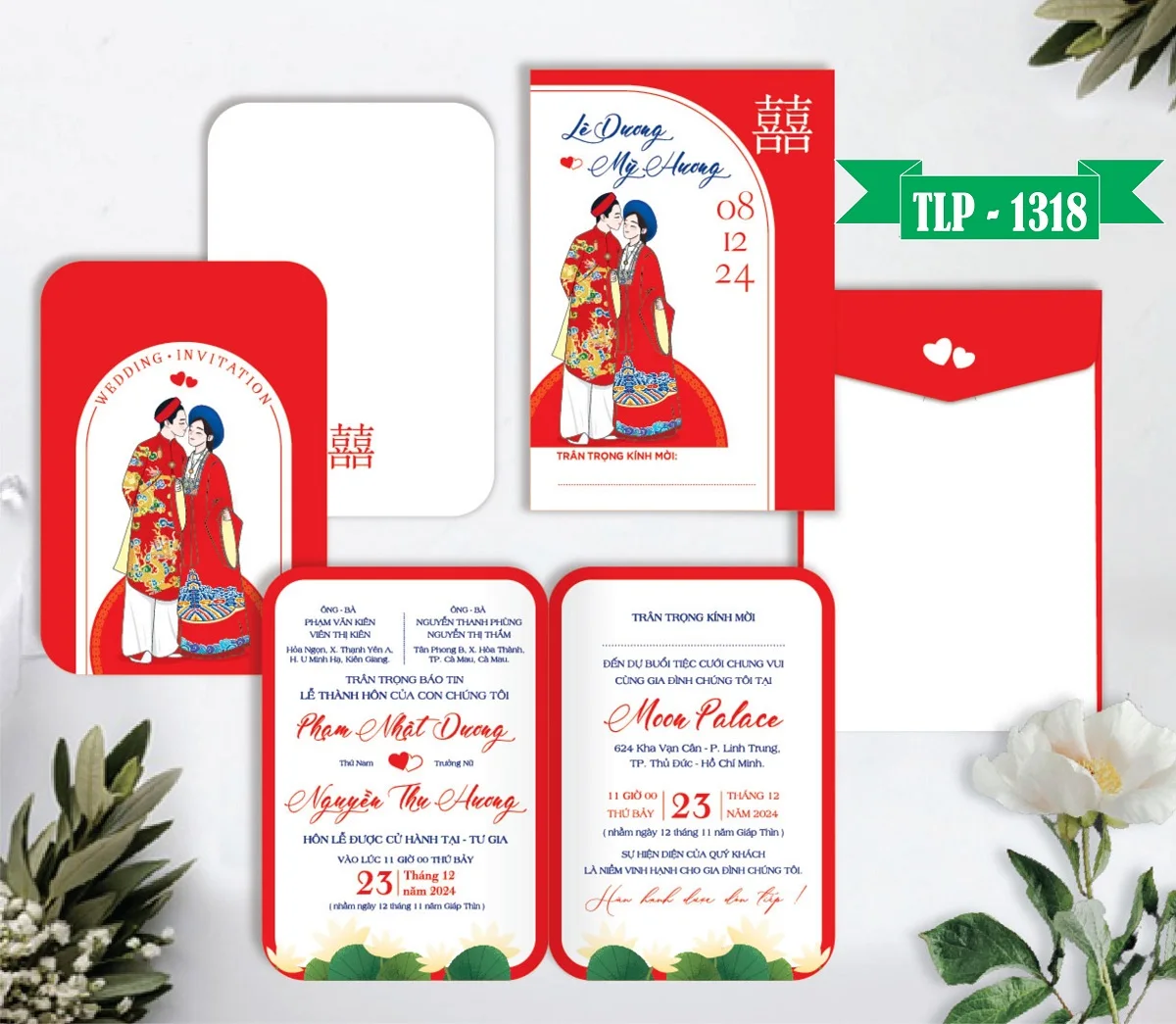 Thiệp cưới Chữ nhật đứng P1318 - 2900D-THIEP-CUOI-CHU-NHAT-DUNG-P1318