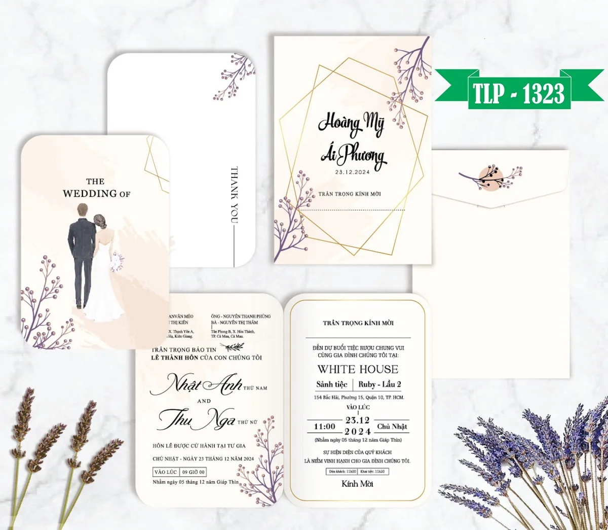 Thiệp cưới Chữ nhật đứng P1323 - 2900D-THIEP-CUOI-CHU-NHAT-DUNG-P1323