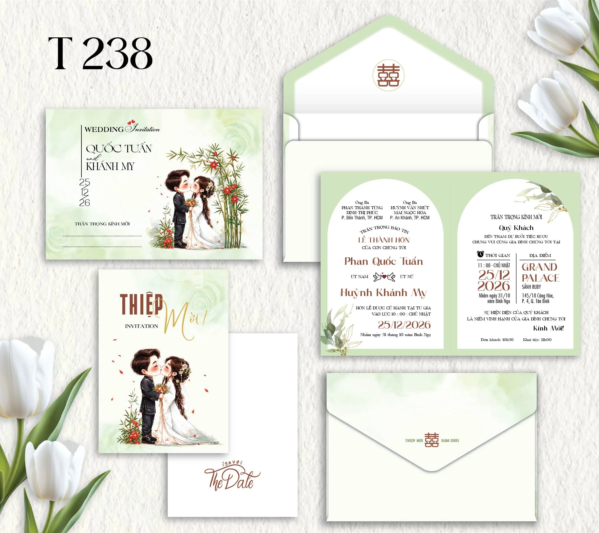 Thiệp cưới T238 - 3200D-THIEP-CUOI-T238