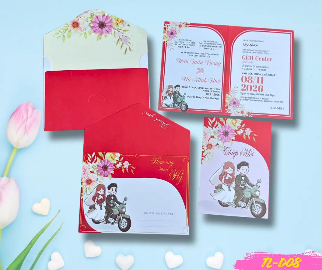 Thiệp cưới TL D08 - 3400D-THIEP-CUOI-TL-D08