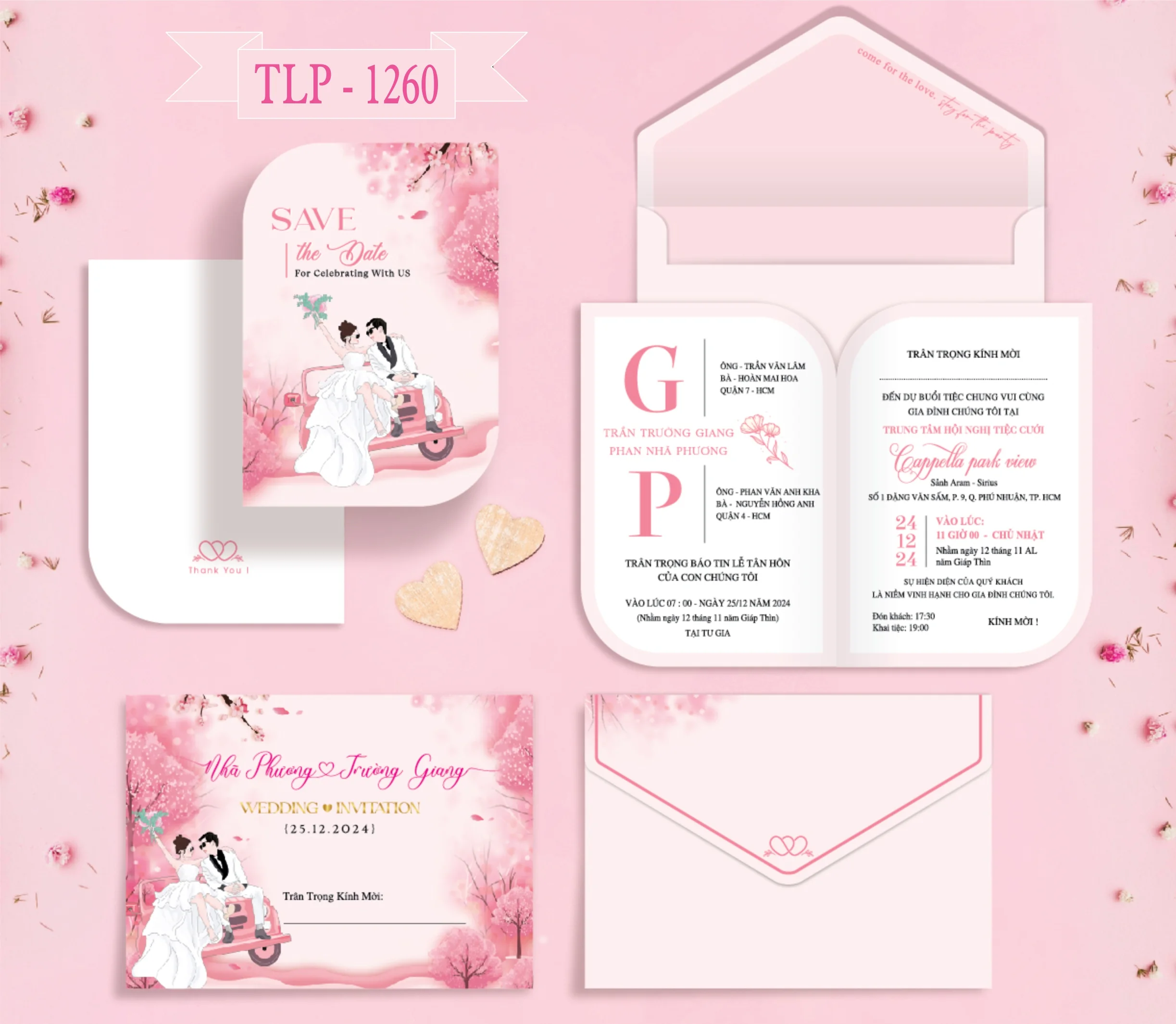 Thiệp cưới ngang ruột cánh bướm -có ép kim P1260 - 4300D-THIEP-CUOI-NGANG-RUOT-CANH-BUOM-CO-EP-KIM-P1260
