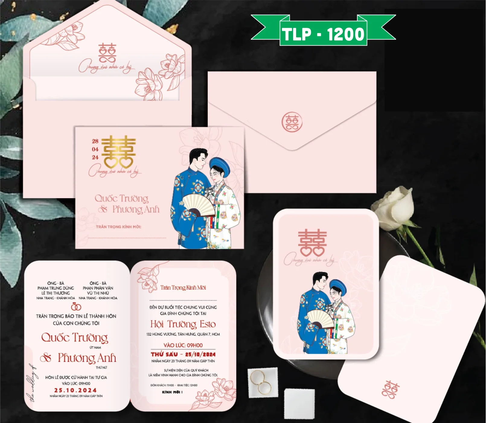 Thiệp cưới ruột bo ép kim P 1200 - 4300D-THIEP-CUOI-RUOT-BO-EP-KIM-P-1200