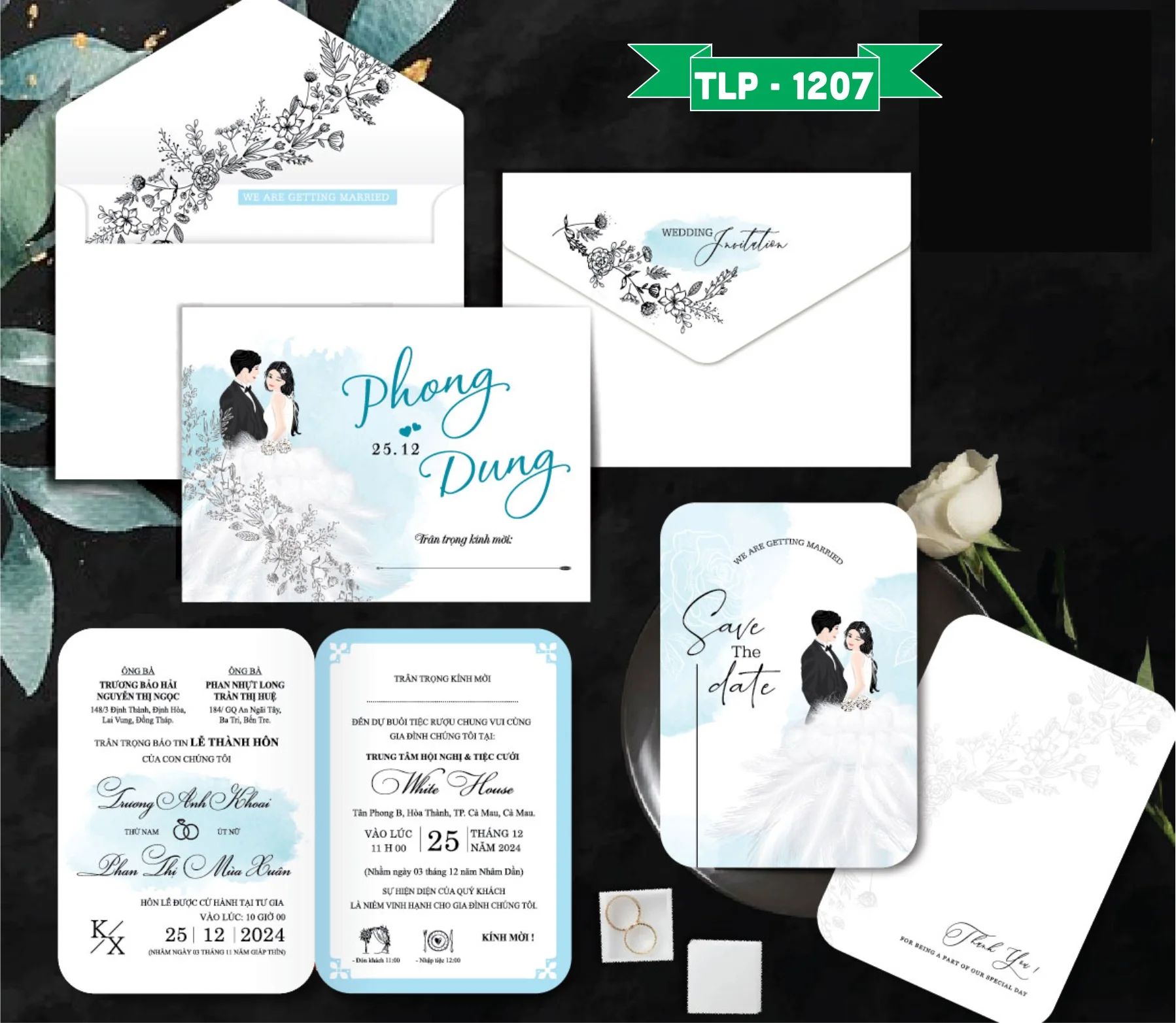 Thiệp cưới ruột bo ép kim P 1207 - 4300D-THIEP-CUOI-RUOT-BO-EP-KIM-P-1207