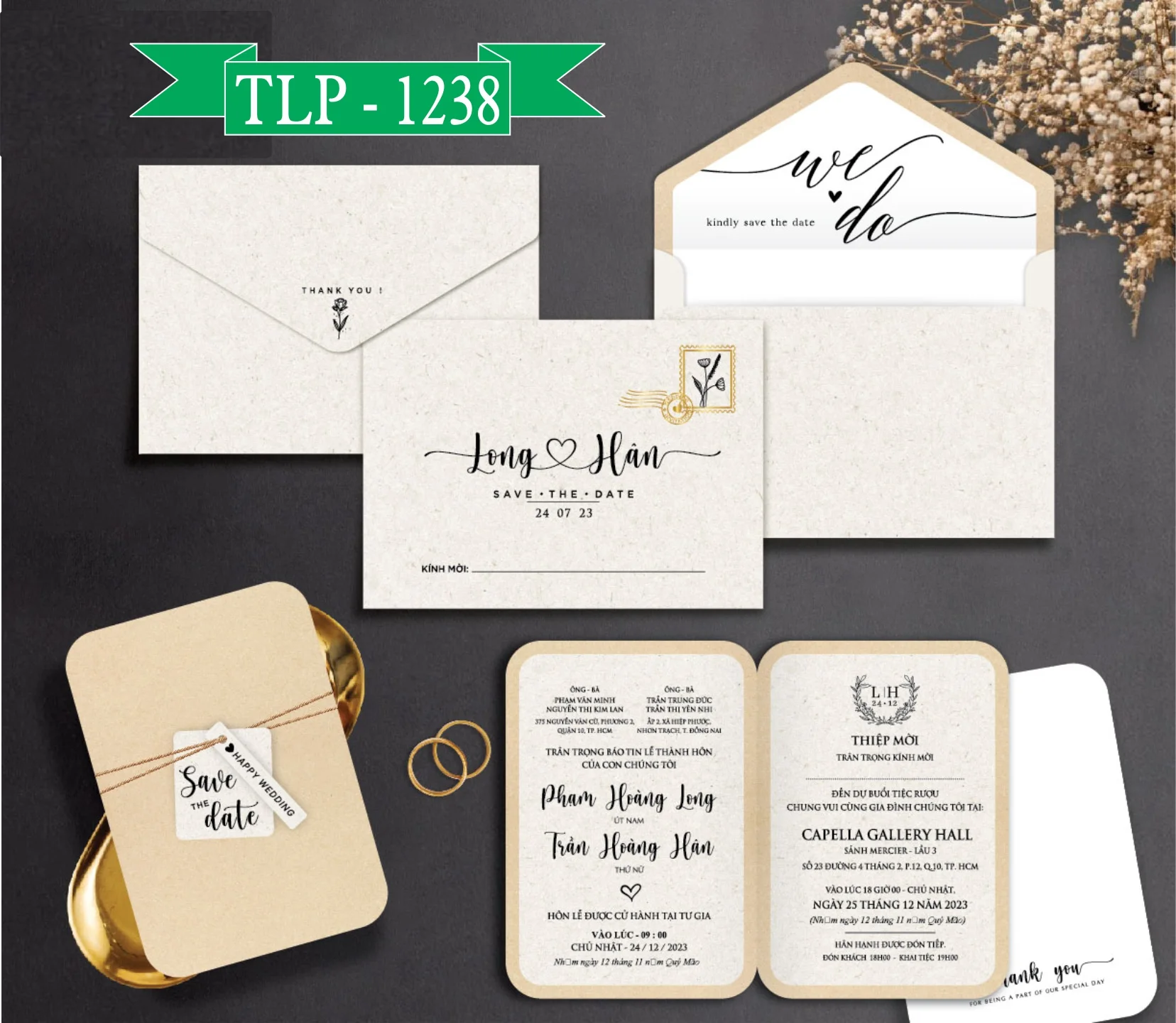 Thiệp cưới ruột bo ép kim P 1238 - 4300D-THIEP-CUOI-RUOT-BO-EP-KIM-P-1238