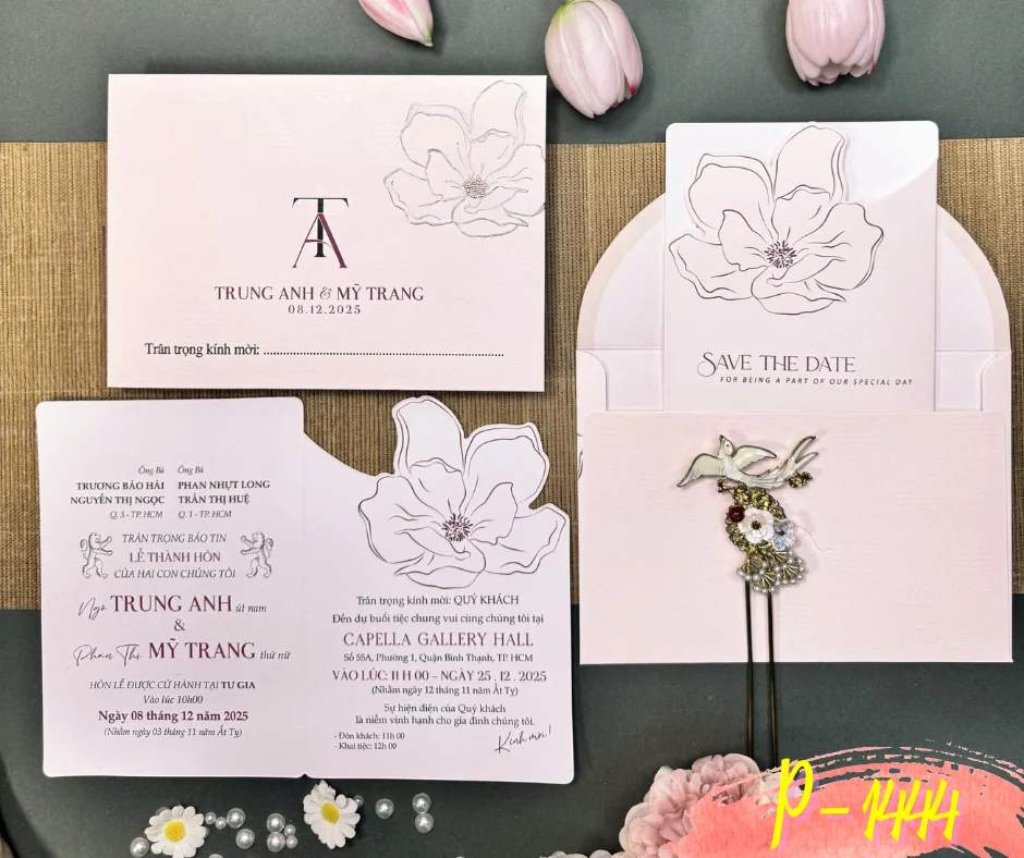Thiệp cưới Phôi giấy gân hỷ chìm -nắp vòm P 1444 - 4500D-THIEP-CUOI-PHOI-GIAY-GAN-HY-CHIM-NAP-VOM-P-1444