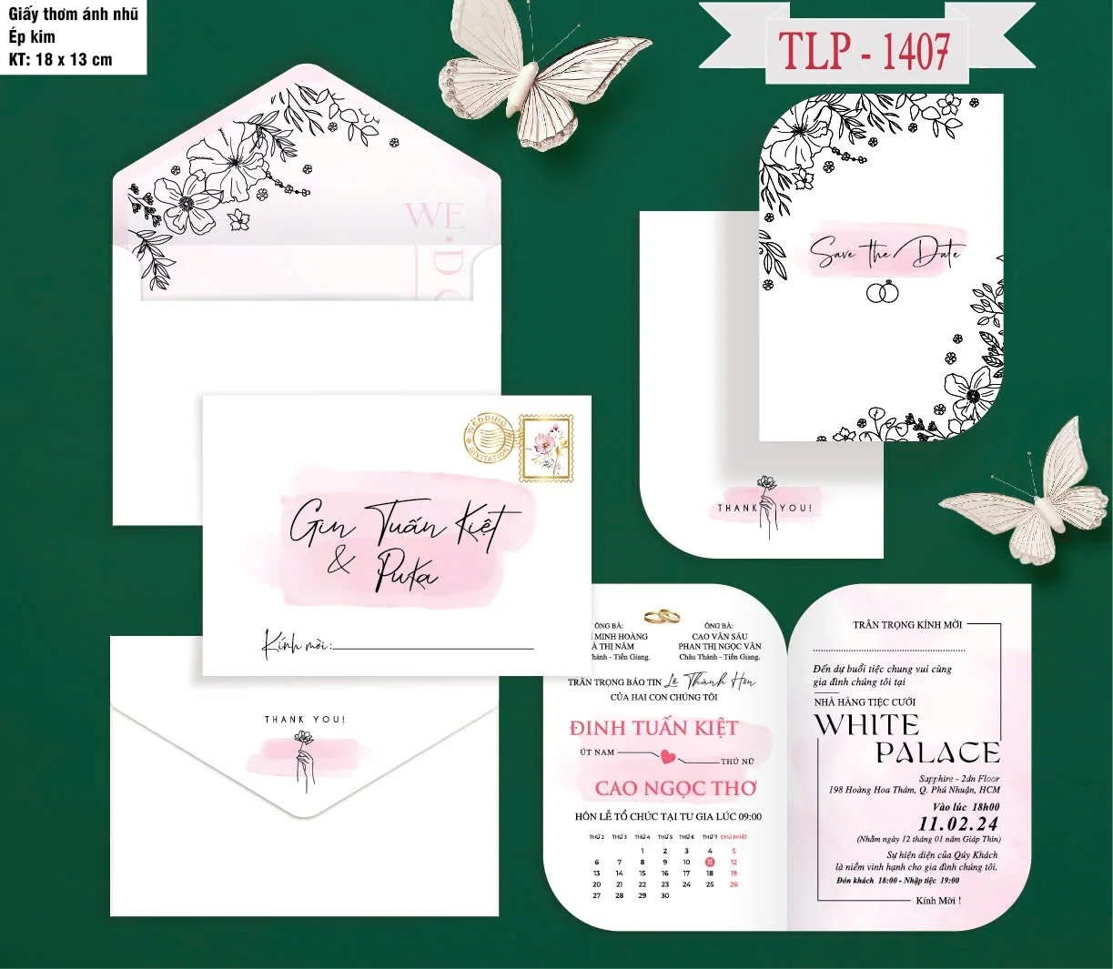 Thiệp cưới Ánh kim thơm P1407 - 5300D-THIEP-CUOI-ANH-KIM-THOM-P1407