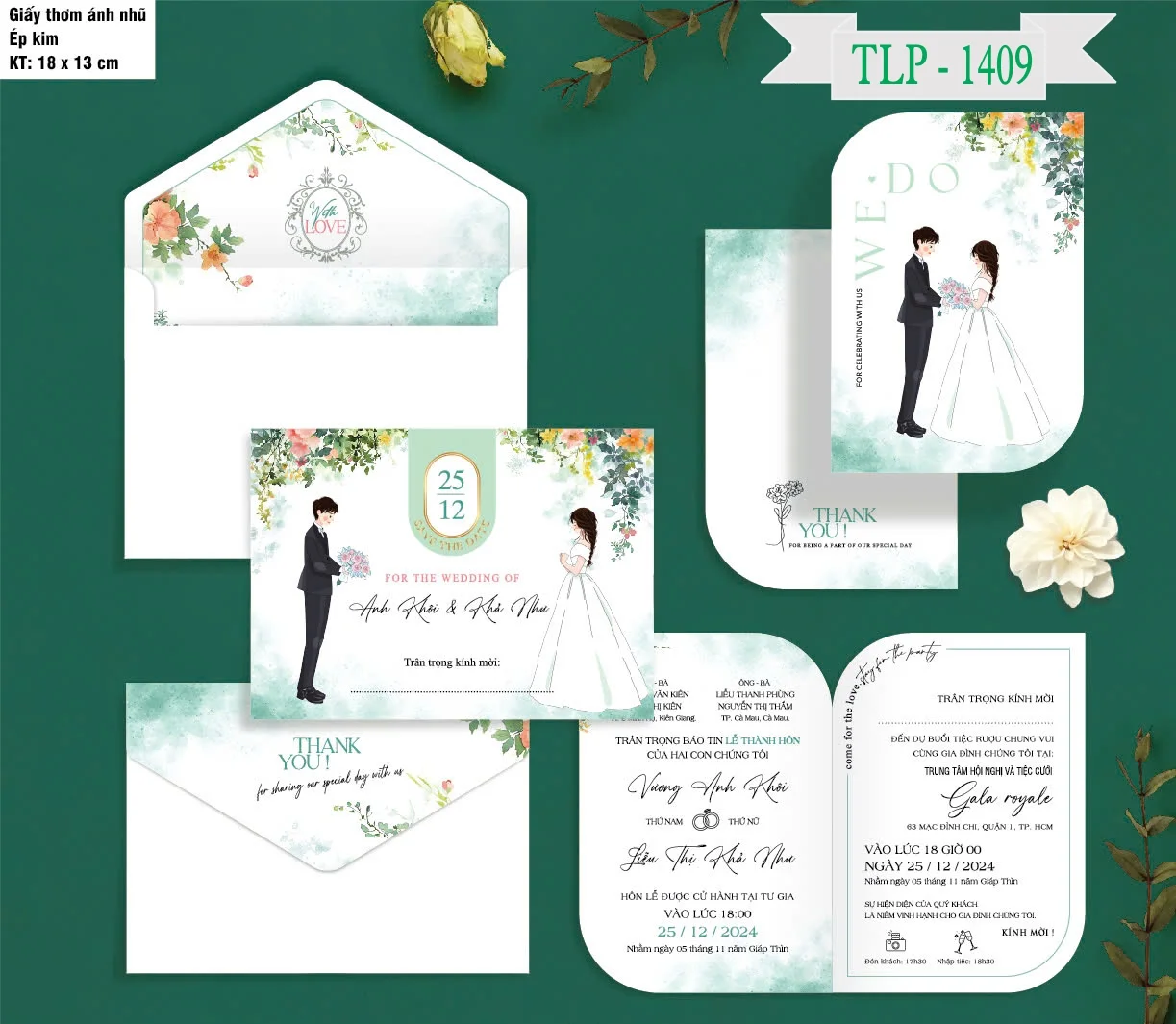 Thiệp cưới Ánh kim thơm P1409 - 5300D-THIEP-CUOI-ANH-KIM-THOM-P1409