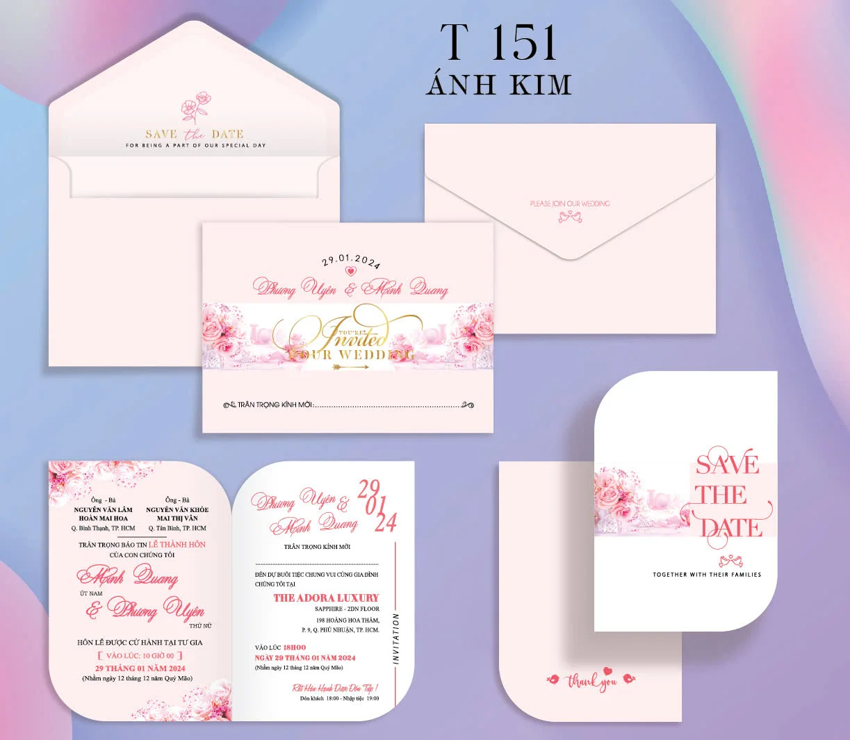 Thiệp cưới KIM-151