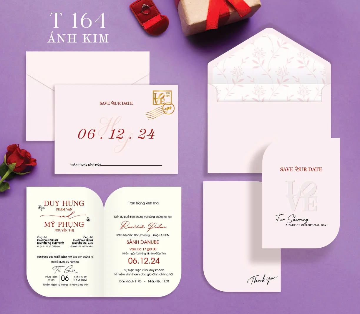 Thiệp cưới KIM-164