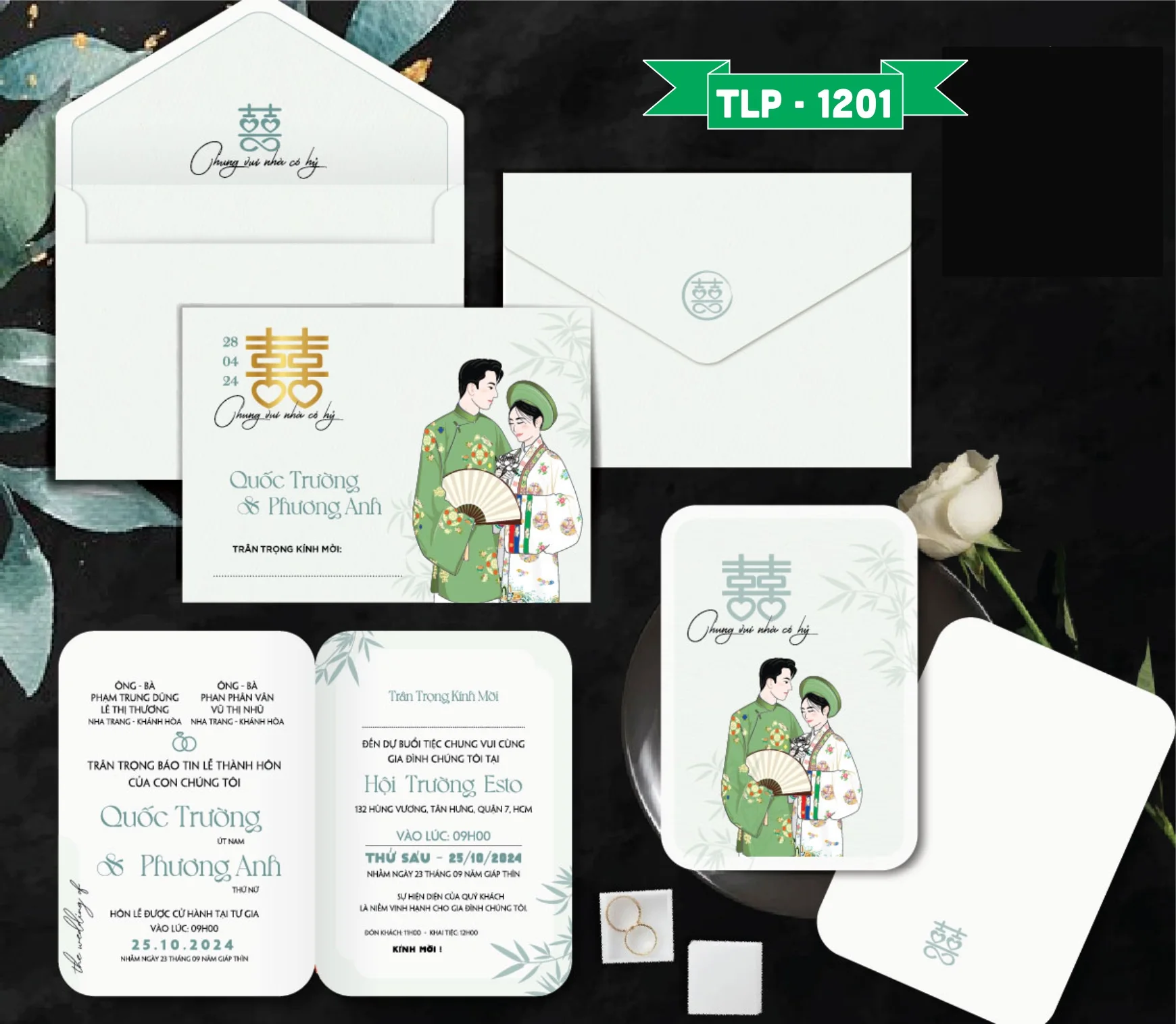Thiệp cưới P-1201