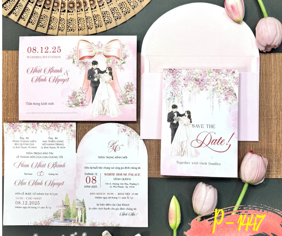 Thiệp cưới P-1447