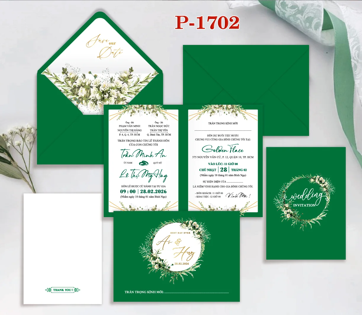 Thiệp thôi nôi P-1702