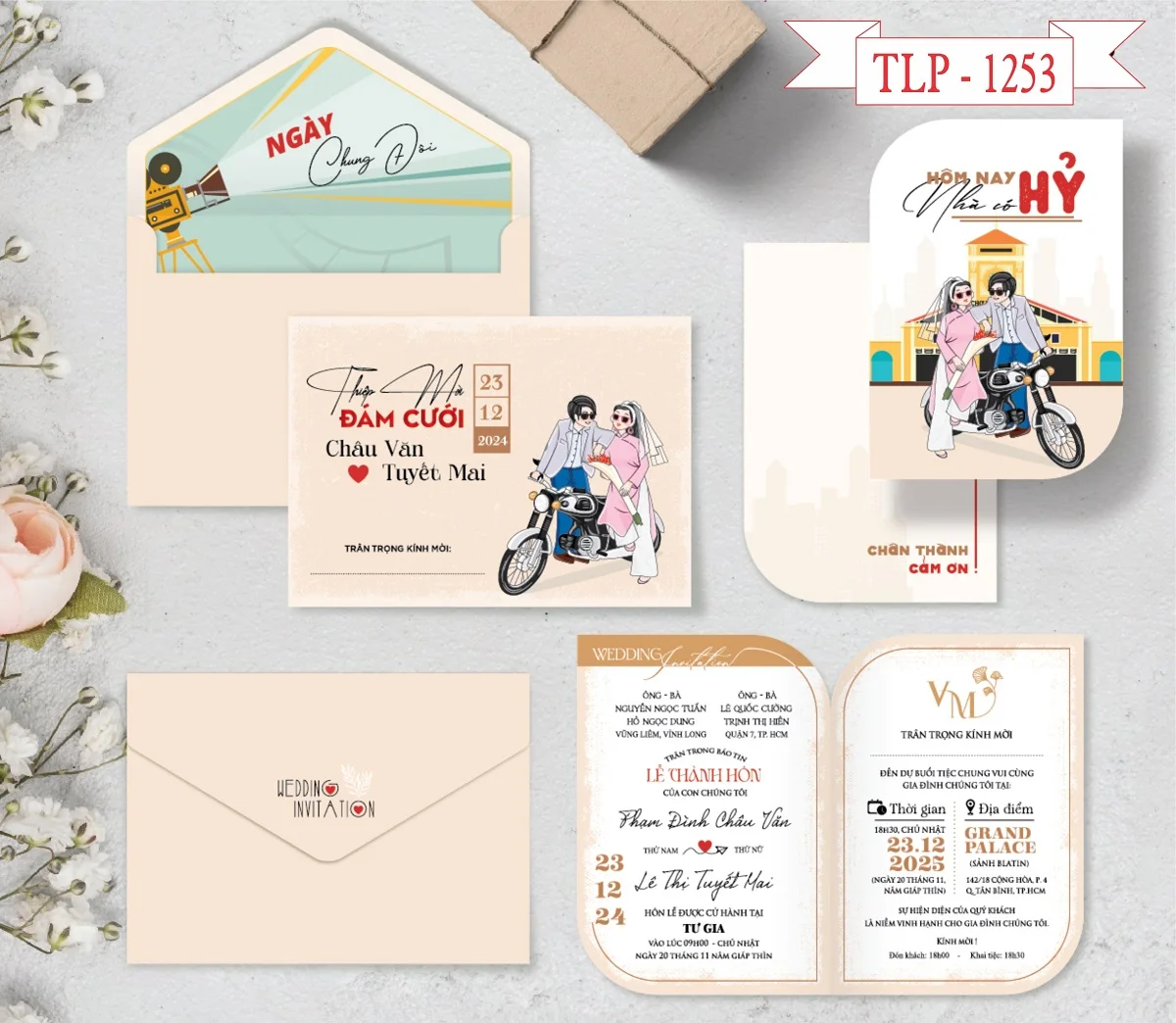 Thiệp cưới P1253