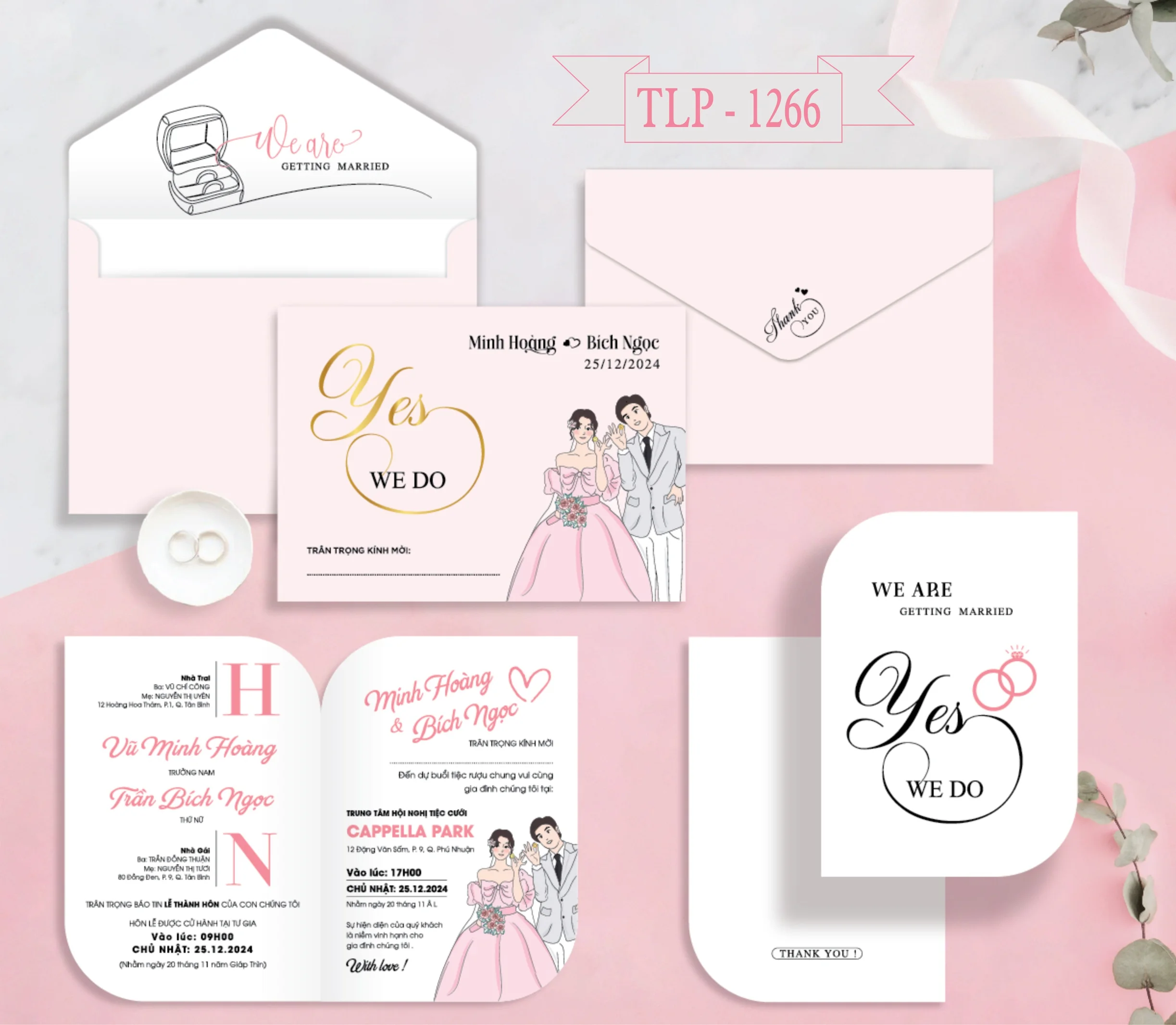 Thiệp cưới P1266
