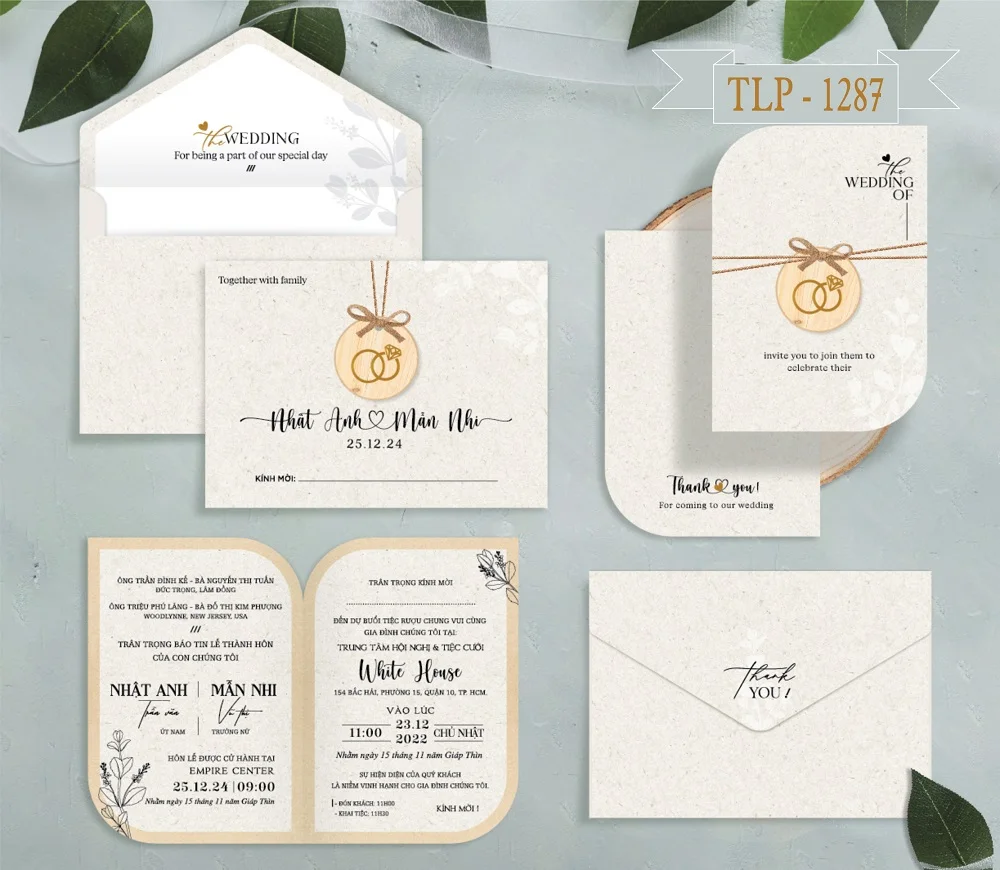 Thiệp cưới P1287