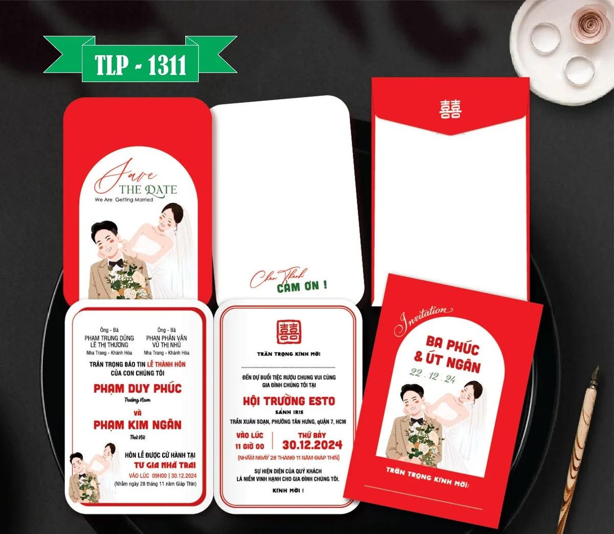 Thiệp cưới P1312