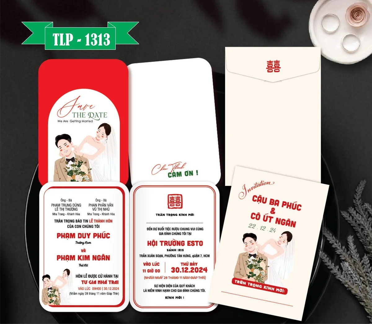 Thiệp cưới P1313