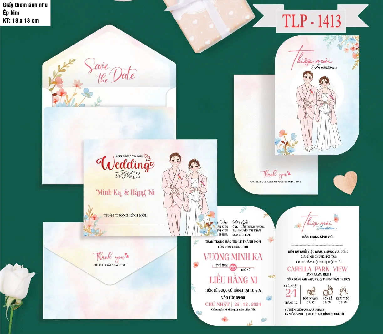 Thiệp cưới P1413