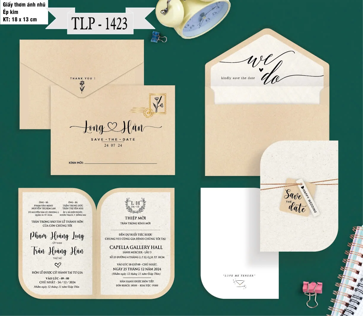 Thiệp cưới P1423