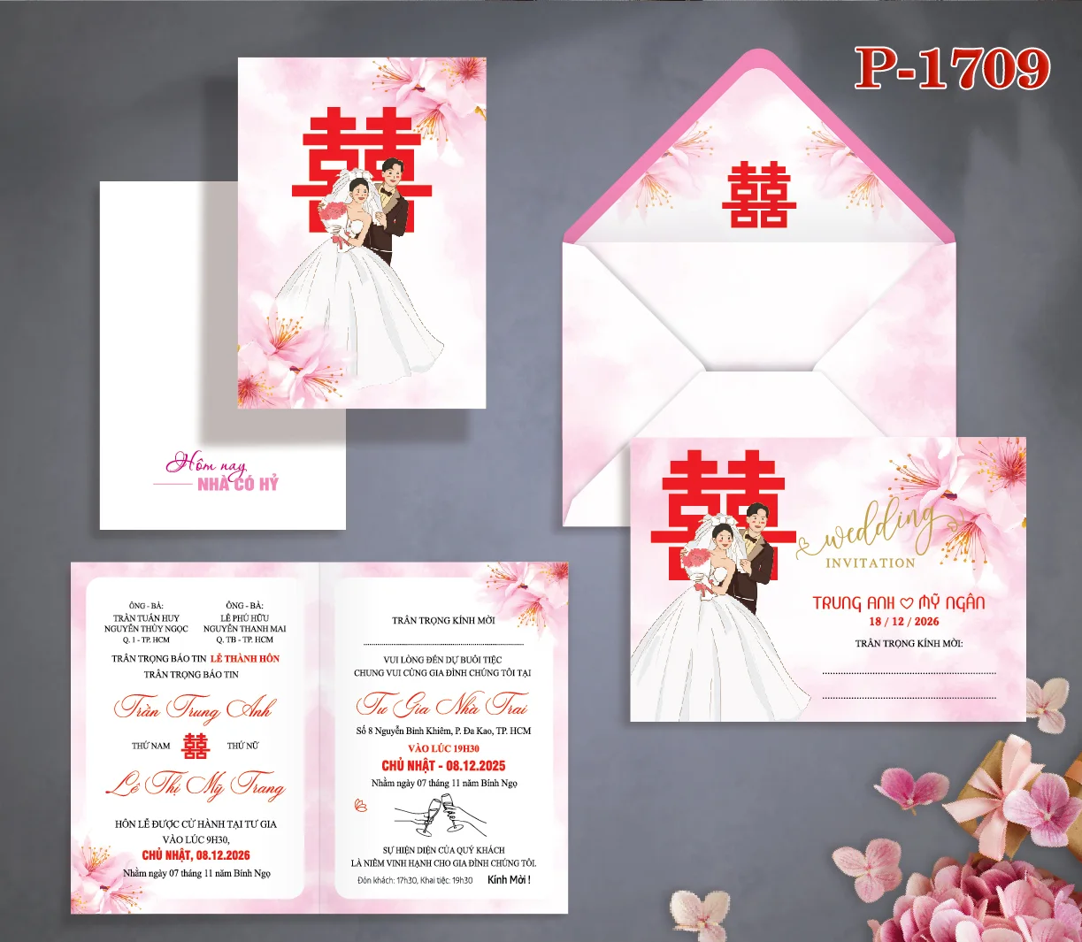 Thiệp thôi nôi P1709