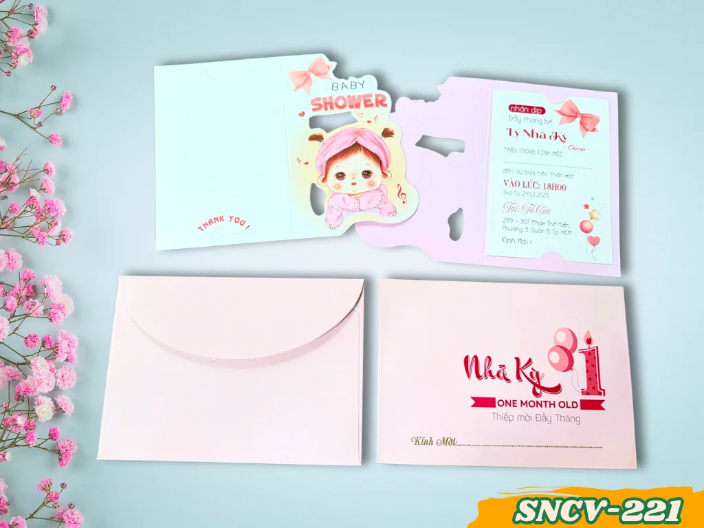 Thiệp thôi nôi SNCV-221