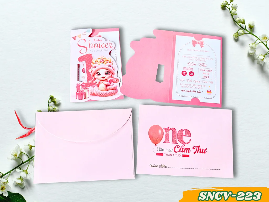 Thiệp thôi nôi SNCV-223