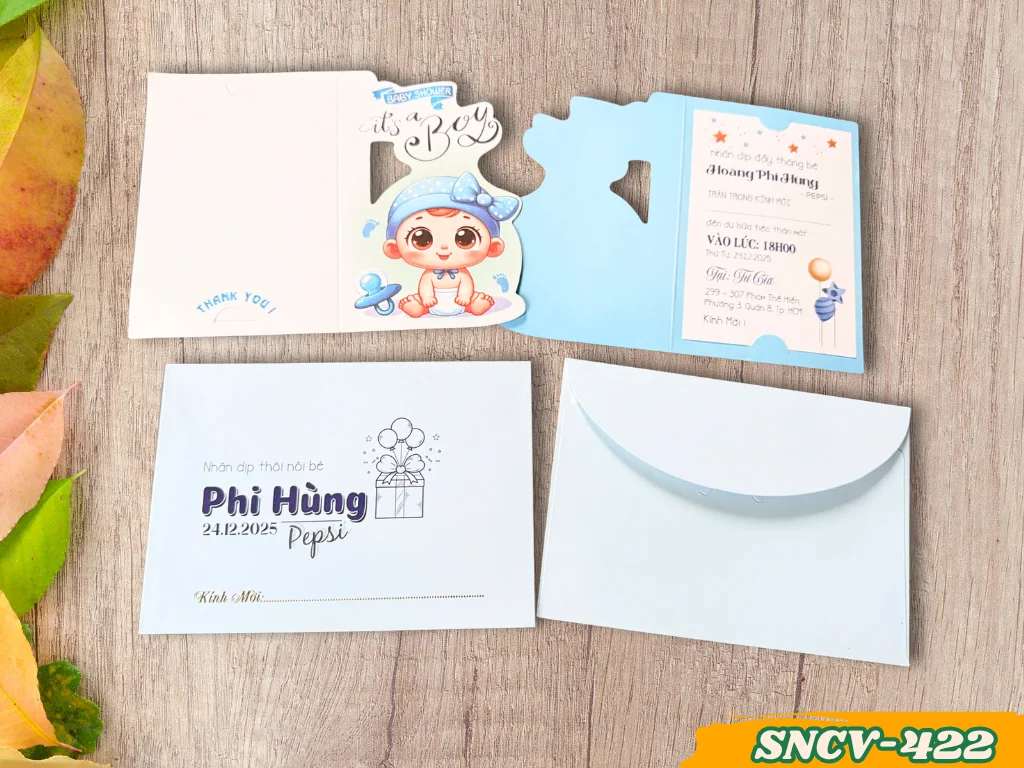 Thiệp thôi nôi SNCV-422
