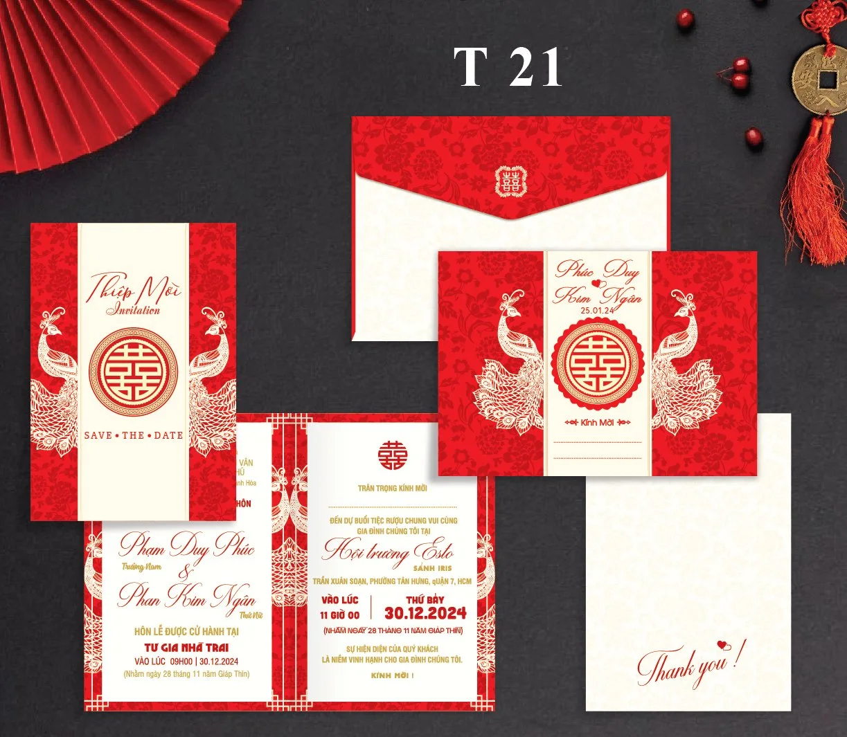 Thiệp cưới T21