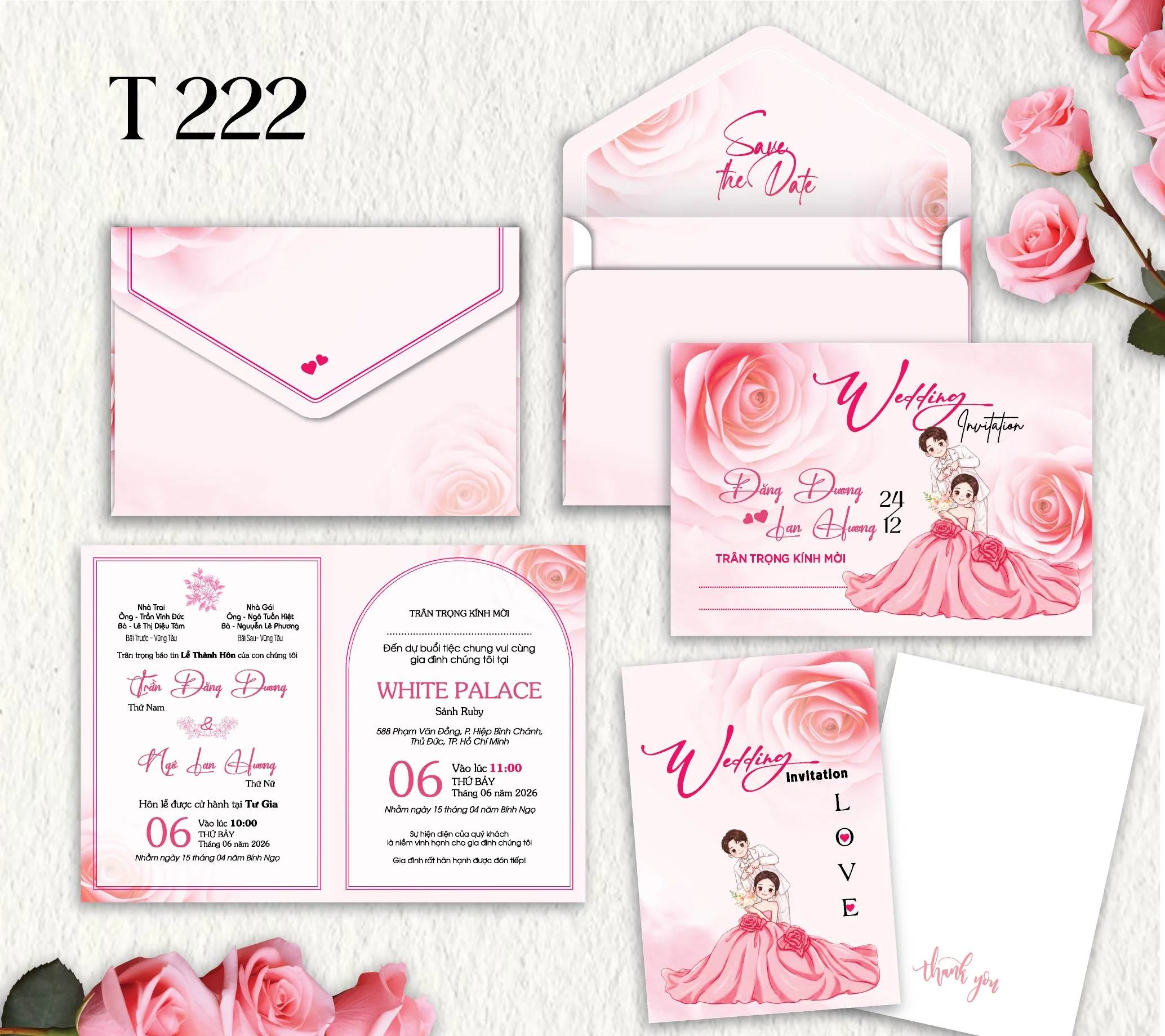 Thiệp cưới T222