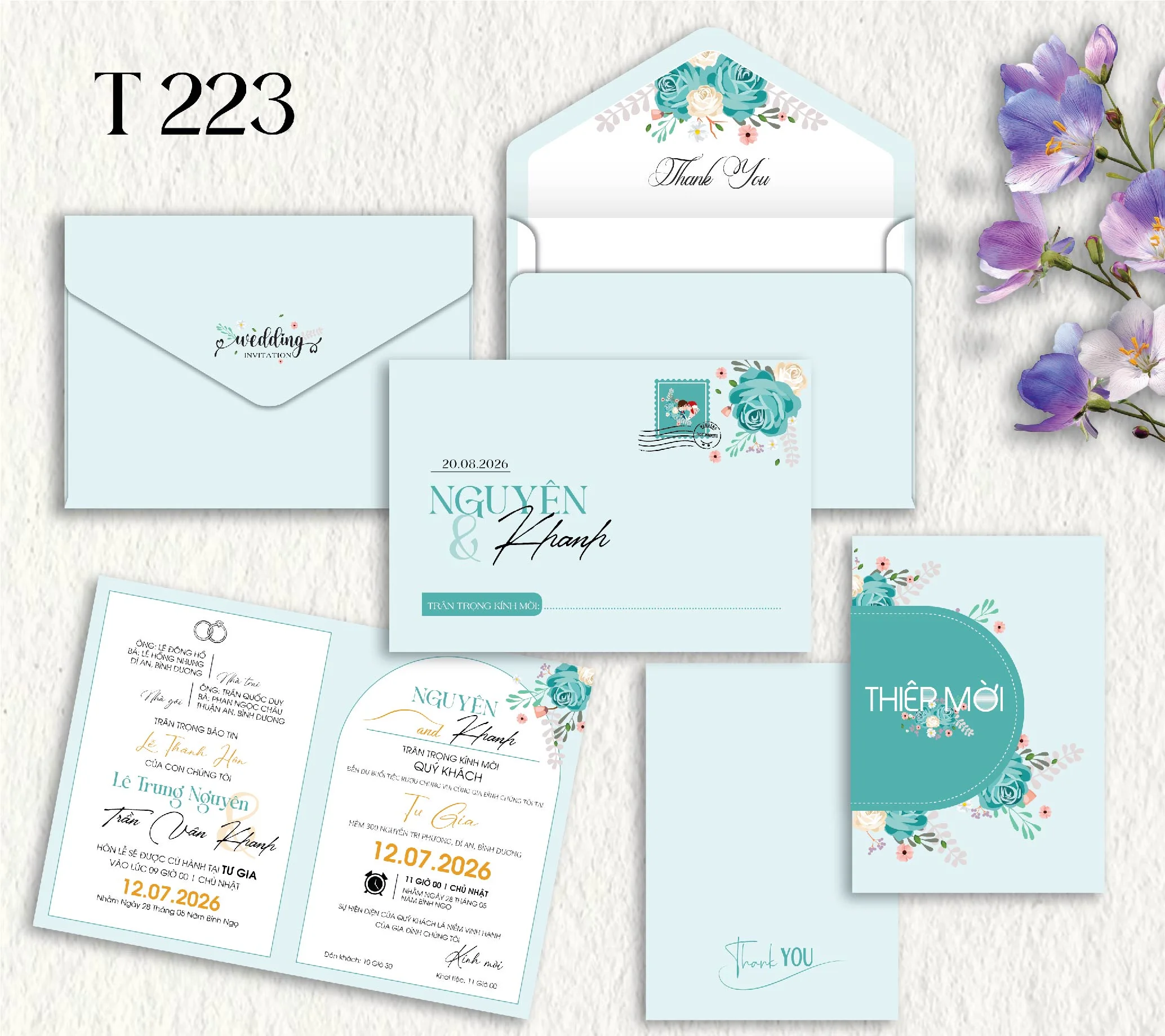 Thiệp cưới T224