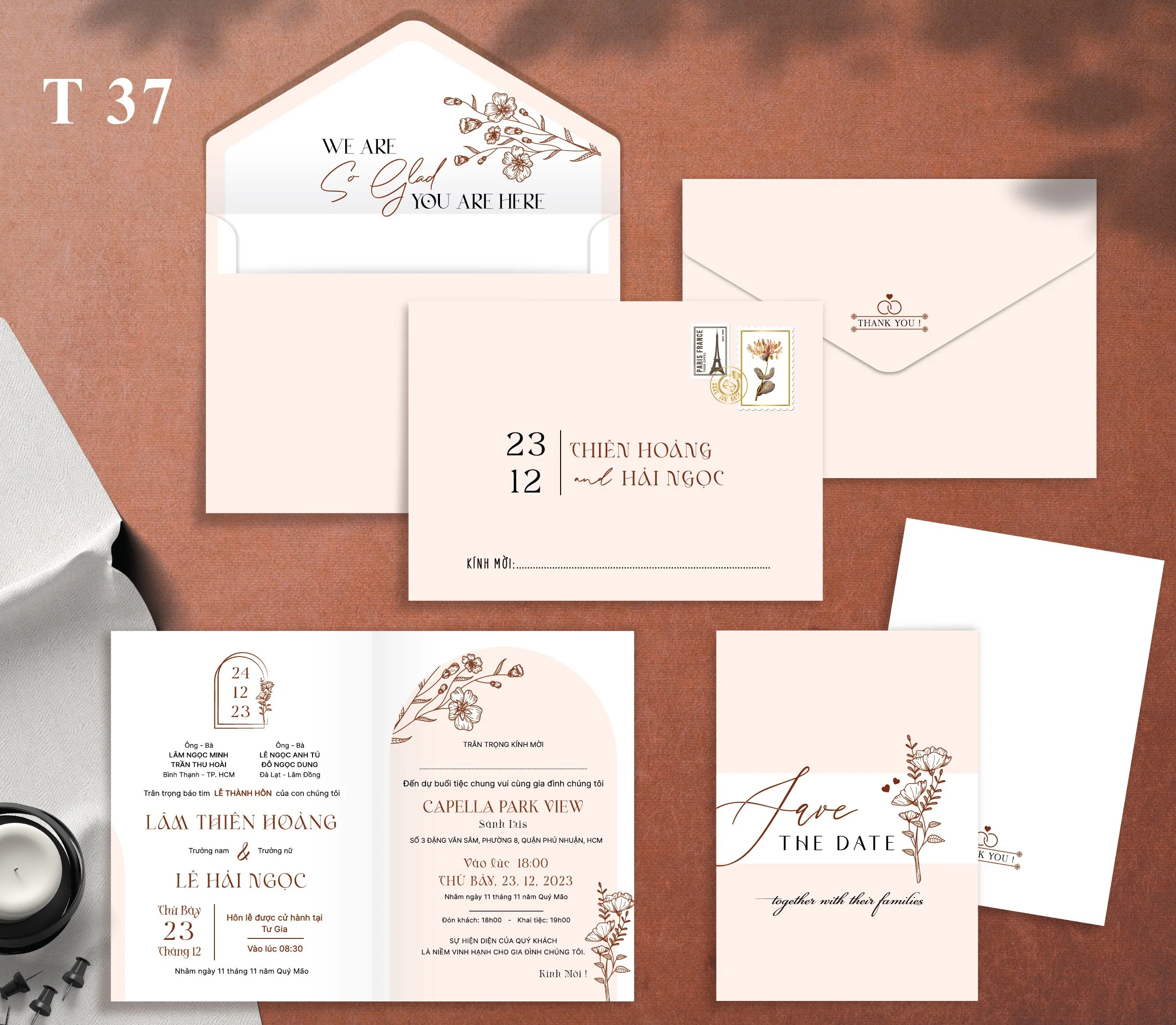 Thiệp cưới T37