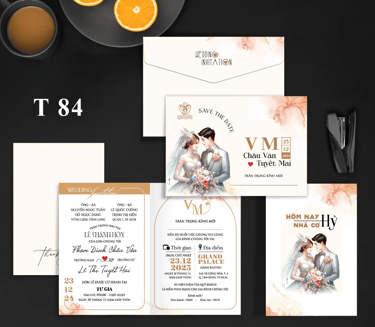 Thiệp cưới T84