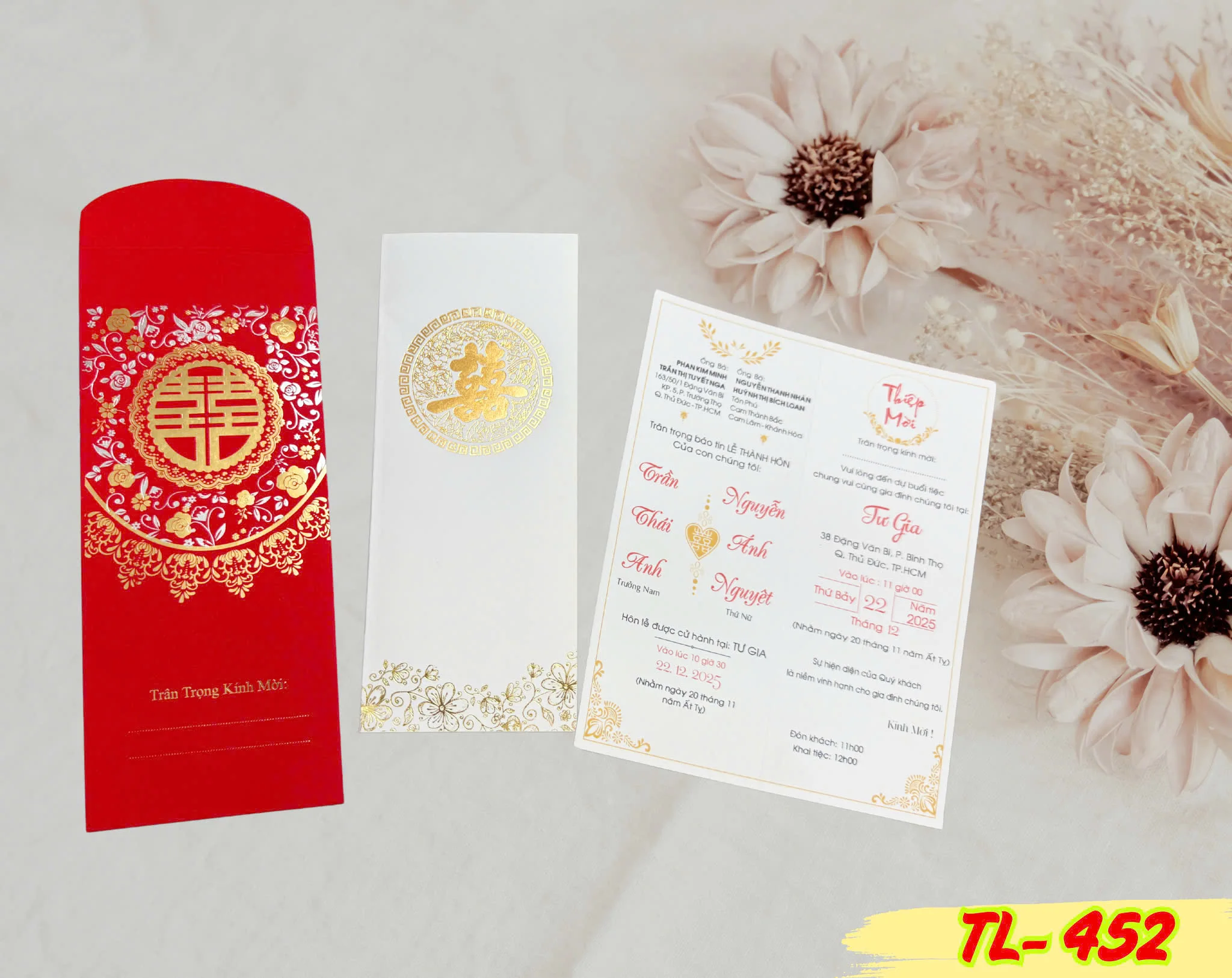 Thiệp cưới TL-452