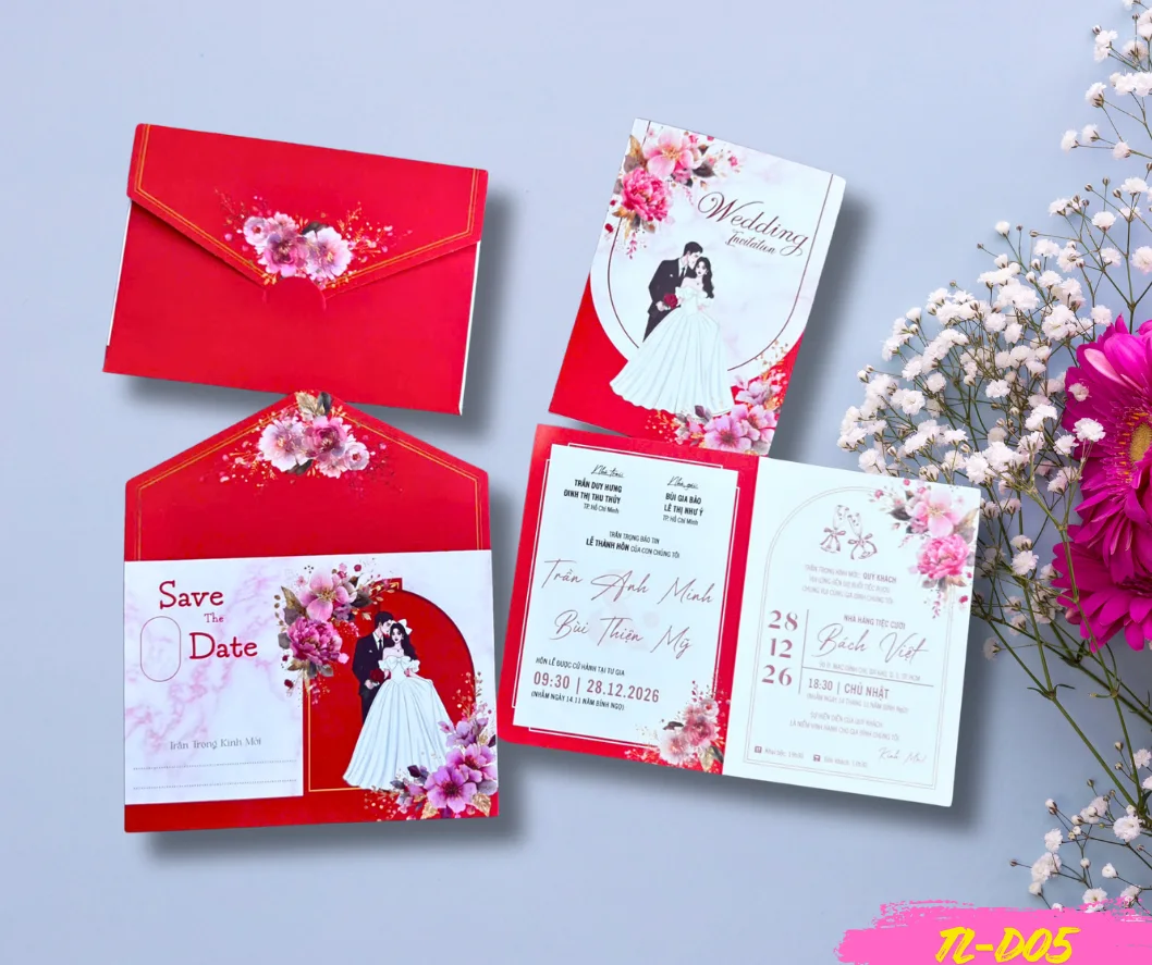 Thiệp cưới TL-D05