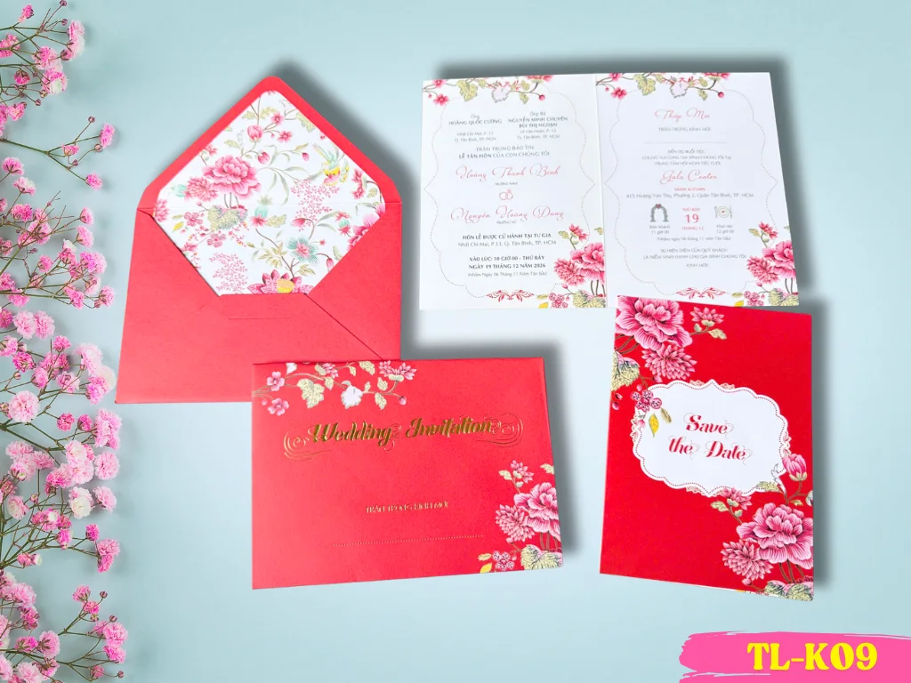 Thiệp cưới TL-K09