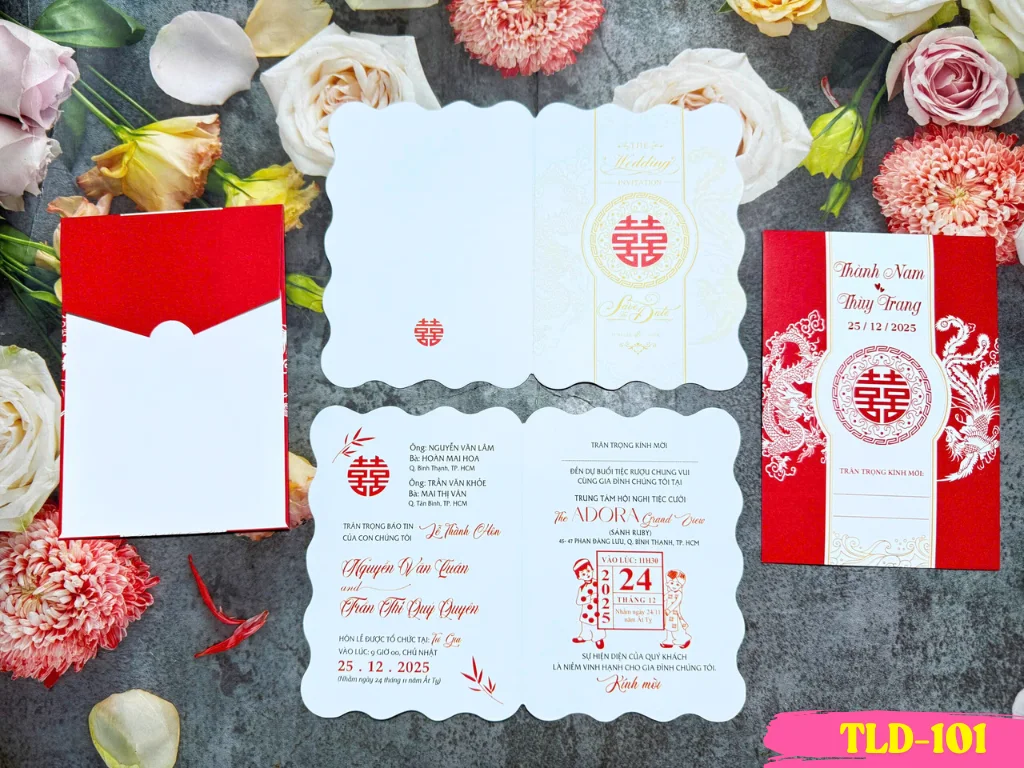 Thiệp cưới TLD-101